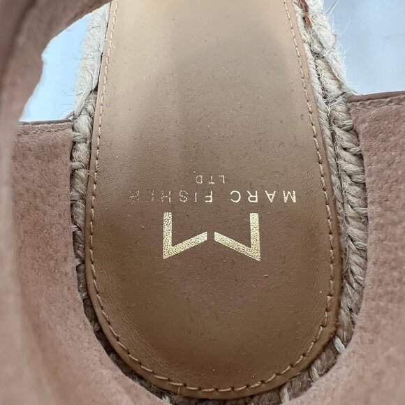 Marc Fisher Pink Yellow Snakeskin Print Wedges | Size 9.5 - Picture 2 of 10